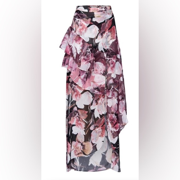 MISA Los Angeles Franca Skirt in Flora Tropical Mix (XXS) - Picture 7 of 11
